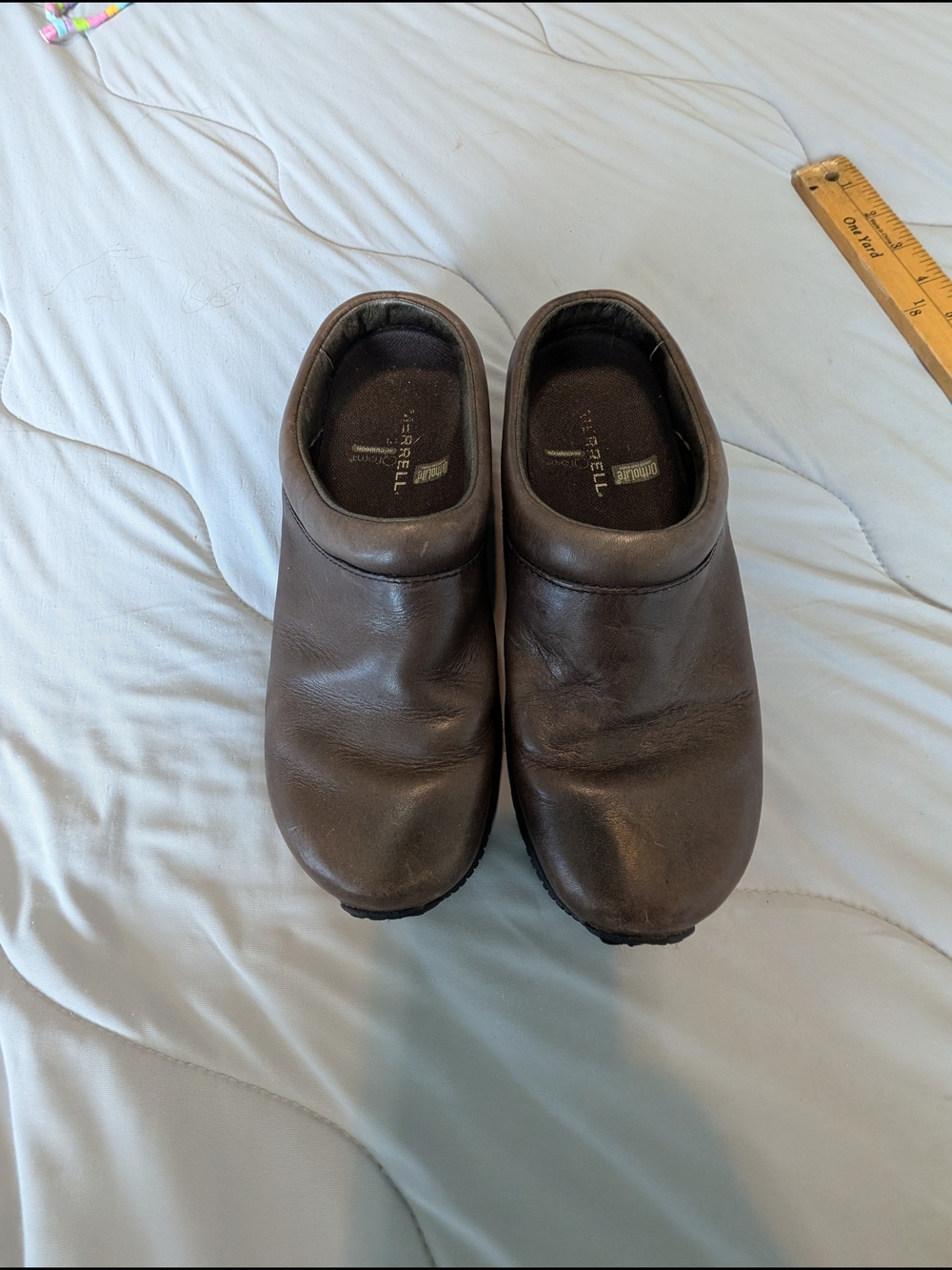 Merrell Women's Brown Leather Clogs Mules Size 7